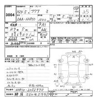 Toyota AQUA лот № 3004 оценка 3.5  с аукциона в Японии 9