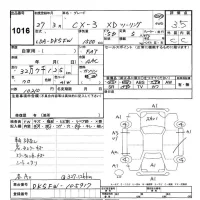 Mazda CX-3 лот № 1016 оценка 3.5  с аукциона в Японии 9
