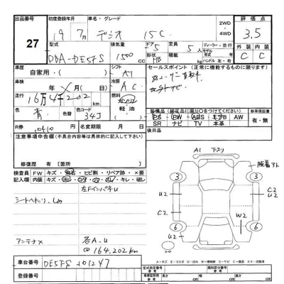 Mazda DEMIO  с аукциона в Японии