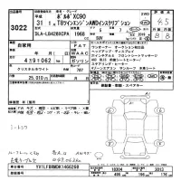 Volvo XC90 лот № 3022 оценка 4.5  с аукциона в Японии 9