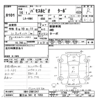 Honda VAMOS лот № 8101 оценка R  с аукциона в Японии 2