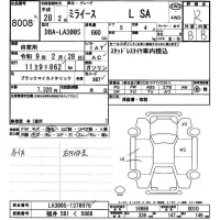 Daihatsu MIRA E S лот № 8008 оценка R  с аукциона в Японии 6