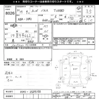 Honda VAMOS лот № 8026 оценка 3.5  с аукциона в Японии 11