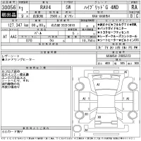 Toyota RAV4 лот № 30056 оценка RA  с аукциона в Японии 11
