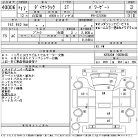 Toyota DYNA лот № 40006 оценка 3  с аукциона в Японии 11