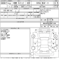 BMW 3-Series лот № 38087 оценка 3.5  с аукциона в Японии 11