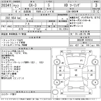 Mazda CX-3 лот № 20341 оценка 3  с аукциона в Японии 10