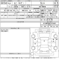 Renault KANGOO лот № 38154 оценка 4.5  с аукциона в Японии 11