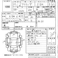 Honda ACTY VAN лот № 1098 оценка 3.5  с аукциона в Японии 5