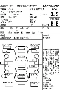 Mazda CX-8 лот № 60041 оценка 3.5  с аукциона в Японии 6