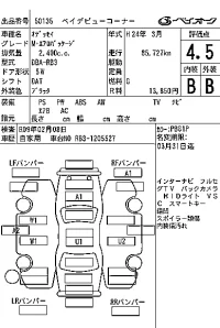 Honda ODYSSEY лот № 50135 оценка 4.5  с аукциона в Японии 7
