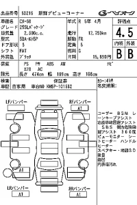 Mazda CX-60 лот № 60216 оценка 4.5  с аукциона в Японии 7
