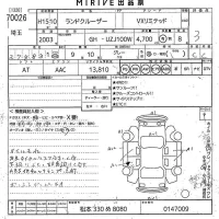 Toyota LAND CRUISER лот № 70026 оценка 3  с аукциона в Японии 11