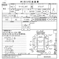 Toyota MARK II лот № 90028 оценка R  с аукциона в Японии 10