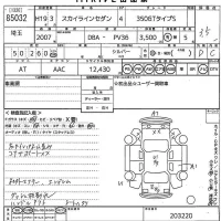 Nissan SKYLINE лот № 85032 оценка 3.5  с аукциона в Японии 10