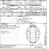 Subaru IMPREZA G4 лот № 11004 оценка R  с аукциона в Японии 10