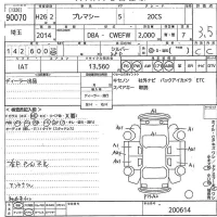Mazda PREMACY лот № 90070 оценка 3.5  с аукциона в Японии 11