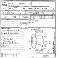 Mitsubishi DELICA D2 лот № 90106 оценка 3.5  с аукциона в Японии 10