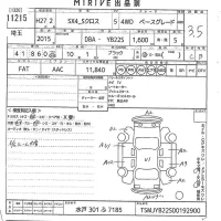 Suzuki SX-4 лот № 11215 оценка 3.5  с аукциона в Японии 10