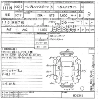Subaru IMPREZA лот № 11119 оценка 3  с аукциона в Японии 10