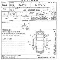 Volvo V40 лот № 35022 оценка R  с аукциона в Японии 10
