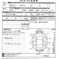 Mitsubishi EK WAGON лот № 277 оценка 3.5  с аукциона в Японии 10