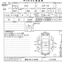 Honda ZEST лот № 90092 оценка 3.5  с аукциона в Японии 5