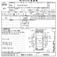 Suzuki CARRY TRUCK лот № 90090 оценка 3.5  с аукциона в Японии 9