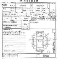 Nissan JUKE лот № 90119 оценка 3.5  с аукциона в Японии 10
