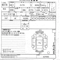 Suzuki SWIFT лот № 90178 оценка 3.5  с аукциона в Японии 10
