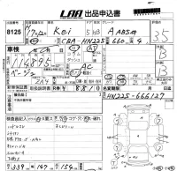 Suzuki KEI лот № 8125 оценка 3.5  с аукциона в Японии 5