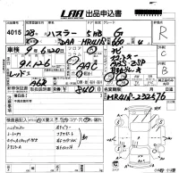 Suzuki HUSTLER лот № 4015 оценка R  с аукциона в Японии 5