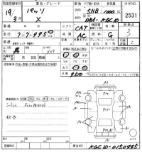 Toyota PASSO лот № 2531 оценка 3  с аукциона в Японии 8