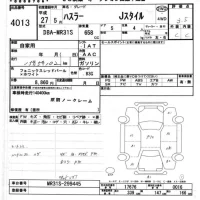 Suzuki HUSTLER лот № 4013 оценка 3.5  с аукциона в Японии 6