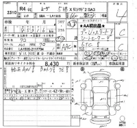 Daihatsu MOVE лот № 2310 оценка 4  с аукциона в Японии 6