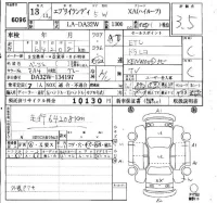 Suzuki EVERY LANDY лот № 6096 оценка 3.5  с аукциона в Японии 6