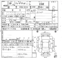Nissan TIIDA LATIO лот № 4532 оценка R  с аукциона в Японии 4
