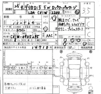 Mitsubishi DELICA D5 лот № 3080 оценка 3.5  с аукциона в Японии 6