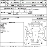 Honda N VAN лот № 3010 оценка 3.5  с аукциона в Японии 2