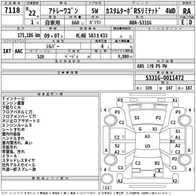 Daihatsu Atrai Wagon  с аукциона в Японии