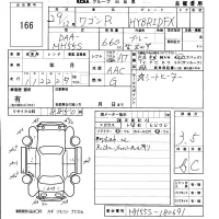 Suzuki WAGON R лот № 166 оценка 3.5  с аукциона в Японии 5