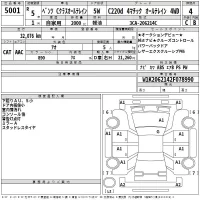 Mercedes-Benz C CLASS WAGON лот № 5001 оценка 4  с аукциона в Японии 2