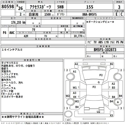 Mazda AXELA  с аукциона в Японии
