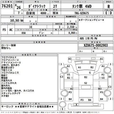 Toyota DYNA  с аукциона в Японии