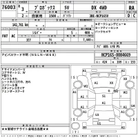 Toyota PROBOX лот № 76003 оценка RA  с аукциона в Японии 2