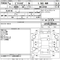 Toyota PIXIS MEGA лот № 73016 оценка 3.5  с аукциона в Японии 2
