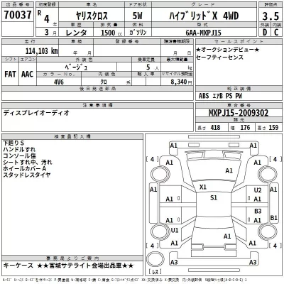 Toyota YARIS CROSS  с аукциона в Японии