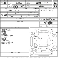 Nissan SKYLINE лот № 4283 оценка RA  с аукциона в Японии 2