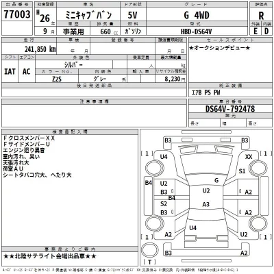 Mitsubishi MINICAB VAN  с аукциона в Японии