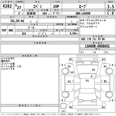 Daihatsu Copen  с аукциона в Японии